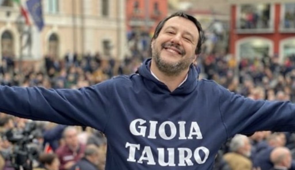 Matteo Salvini in Calabria Credits ANSA