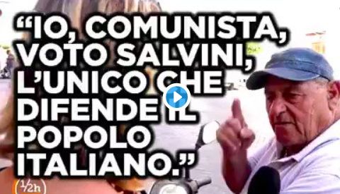 Sono comunista ma oggi voto Salvini 2